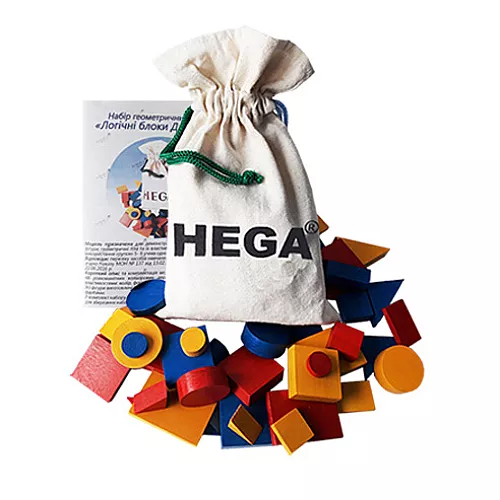 Развивающий набор Блоки Дьенеша (48 элементов) от Hega Развивающий набор Блоки Дьенеша (48 элементов) от Hega