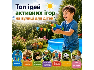 Топ ідей активних ігор на вулиці для дітей