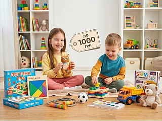 Подарунки для дитини до 1000 грн