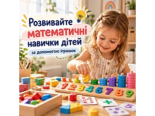 Развивайте математические навыки детей с помощью игрушек