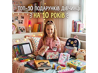 Топ 10 подарунків дівчинці на 10 років