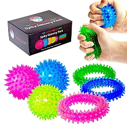 Набор антистрессовых колец и мячиков (6 шт) от The Adventurous Mind Sensory Toys