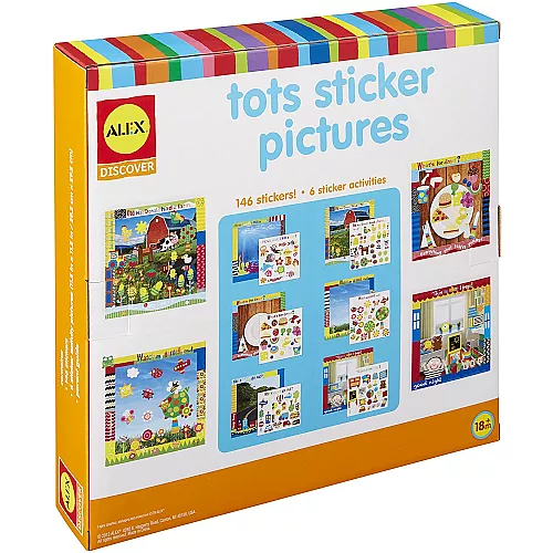 Развивающий набор с наклейками для малышей (146 шт) от Alex Toys Развивающий набор с наклейками для малышей (146 шт) от Alex Toys
