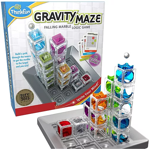 Настільна STEM гра Гравітаційний лабіринт від ThinkFun Настільна STEM гра Гравітаційний лабіринт від ThinkFun