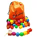 Набор для сортировки Цветные фигуры (36 шт) от Skoolzy