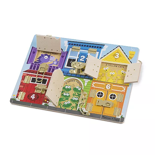 Бізіборд з замочками від Melissa & Doug Бізіборд з замочками від Melissa & Doug