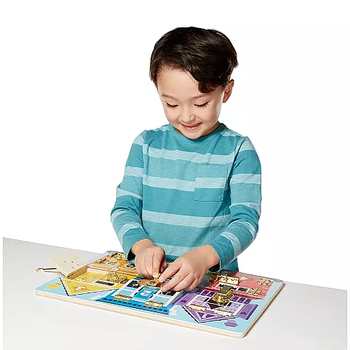Бізіборд з замочками від Melissa & Doug Бізіборд з замочками від Melissa & Doug
