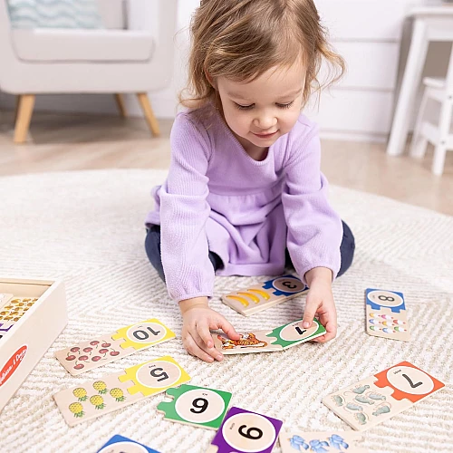 Дерев'яний набір для рахунку Пазли (40 шт) від Melissa & Doug