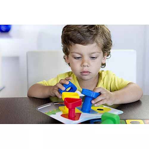 Набір Болтів і гайок (24 шт) від Miniland Набір Болтів і гайок (24 шт) від Miniland