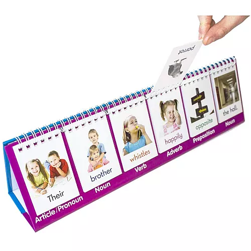 Развивающий двухсторонний флипбук Составляем предложения от Junior Learning Развивающий двухсторонний флипбук Составляем предложения от Junior Learning