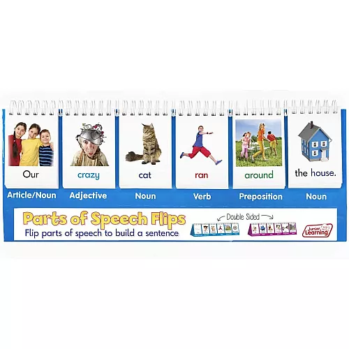 Развивающий двухсторонний флипбук Составляем предложения от Junior Learning Развивающий двухсторонний флипбук Составляем предложения от Junior Learning