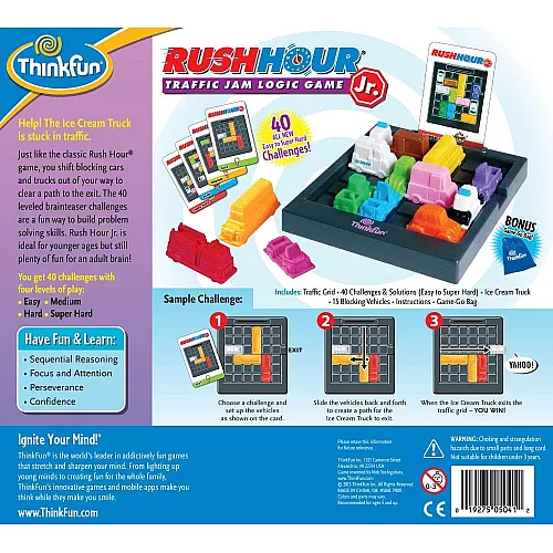 Развивающая игра головоломка Машинки (55 шт) от ThinkFun Развивающая игра головоломка Машинки (55 шт) от ThinkFun