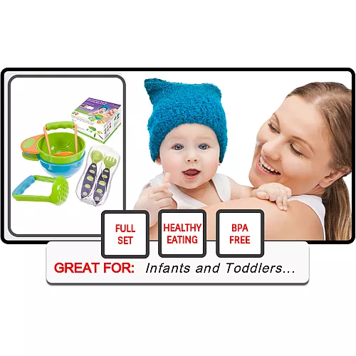 Развивающий сенсорный набор детской посуды от Babie B