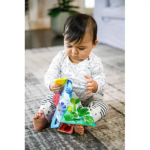 Розвиваюча книжка прорізувач для зубів від Baby Einstein Розвиваюча книжка прорізувач для зубів від Baby Einstein