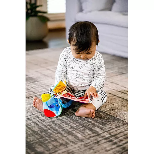 Розвиваюча книжка прорізувач для зубів від Baby Einstein Розвиваюча книжка прорізувач для зубів від Baby Einstein