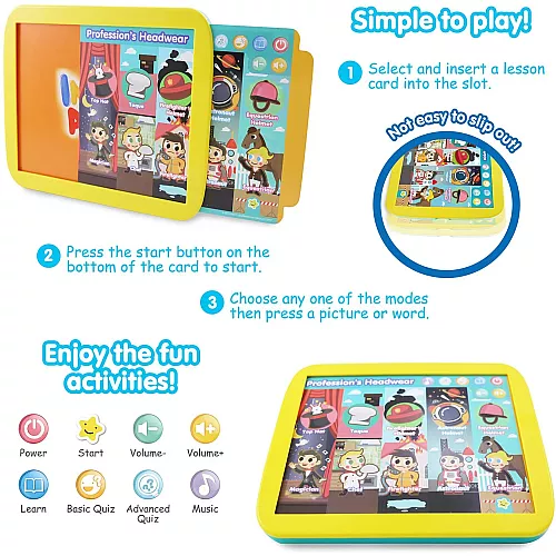 Розвиваючий STEM планшет INNO PAD з картками (8 шт) від BEST LEARNING Розвиваючий STEM планшет INNO PAD з картками (8 шт) від BEST LEARNING