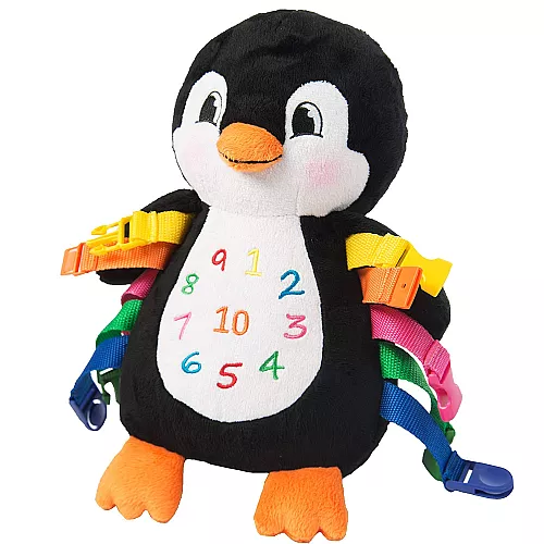 Тактильная игрушка Пингвин с застежками от Buckle Toys Тактильная игрушка Пингвин с застежками от Buckle Toys