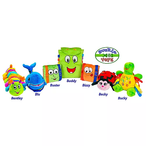 Тактильная игрушка Пингвин с застежками от Buckle Toys Тактильная игрушка Пингвин с застежками от Buckle Toys