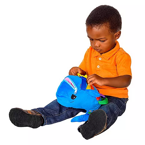 Тактильная игрушка Кит с застежками от Buckle Toys Тактильная игрушка Кит с застежками от Buckle Toys