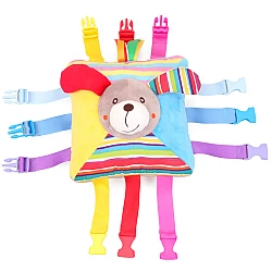 Тактильна іграшка Квадратик із застібками від Buckle Toys