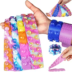 Антистресс браслет Sticky Pop Slap it (6 шт) от BunMo