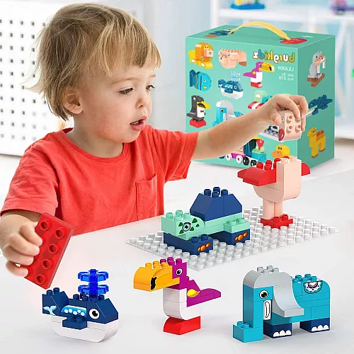 Логічний будівельний STEM набір Лего (103 шт) від Burgkidz Логічний будівельний STEM набір Лего (103 шт) від Burgkidz