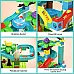 Строительный STEM конструктор лабиринт Джунгли (124 шт) от Burgkidz