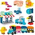 Логический строительный STEM набор Лего (278 шт) от Burgkidz
