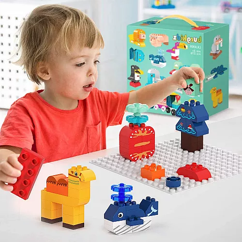 Логический строительный STEM набор Лего (278 шт) от Burgkidz Логический строительный STEM набор Лего (278 шт) от Burgkidz