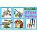 Будівельний STEM набір з трубочками (414 шт) від Burgkidz