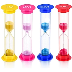 Набор разноцветных песочных часов (4 шт) от Obetty