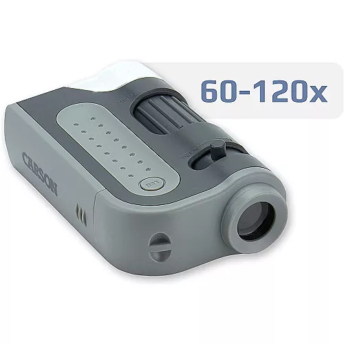 Развивающий научный набор мини Микроскоп 60x-120x с LED подсветкой от Carson Развивающий научный набор мини Микроскоп 60x-120x с LED подсветкой от Carson