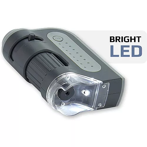 Развивающий научный набор мини Микроскоп 60x-120x с LED подсветкой от Carson Развивающий научный набор мини Микроскоп 60x-120x с LED подсветкой от Carson