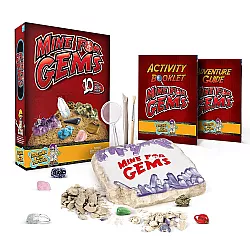 Научный STEM набор 10 драгоценных камней от Discover with Dr. Cool