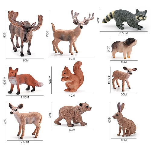 Розвиваючий набір Лісові тварини (10 шт)