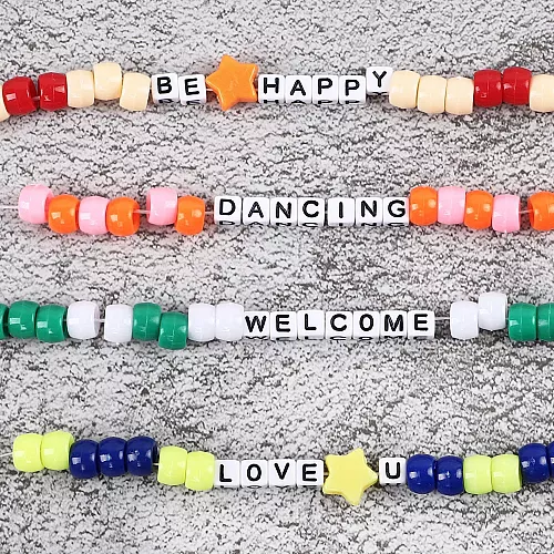 Набор для творчества Бусины с буквами (1400 шт)