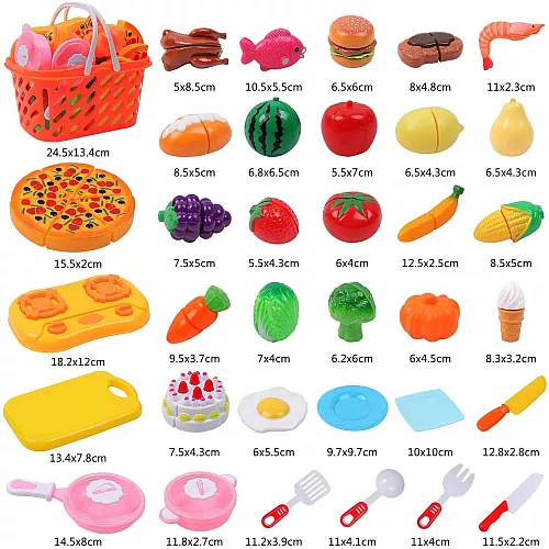 Розвиваючий набір Кошик з продуктами (35 шт)
