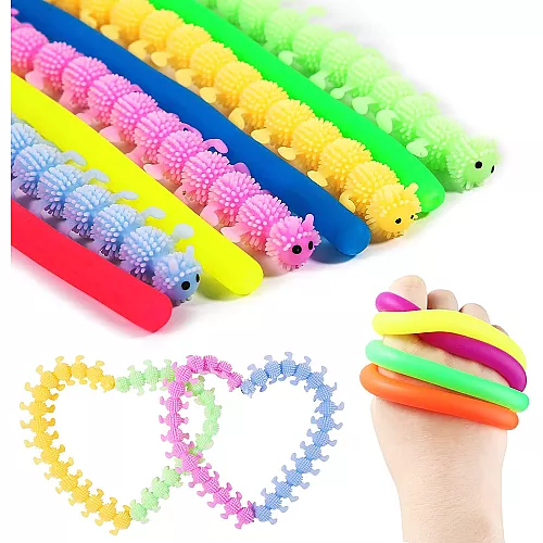 Розвиваючий сенсорний набір гумки Палички і гусениці (4 шт)