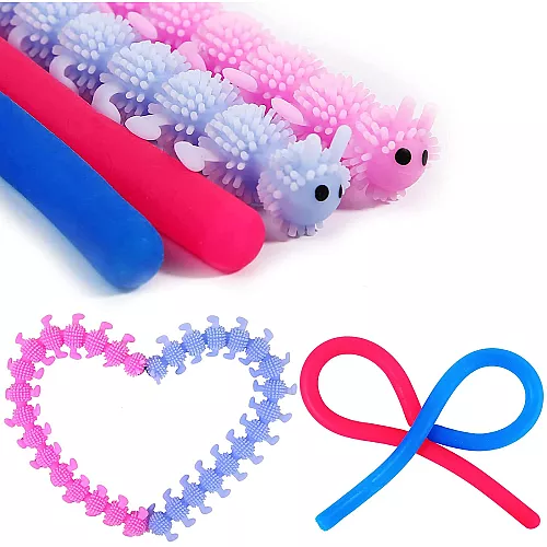 Розвиваючий сенсорний набір гумки Палички і гусениці (4 шт)