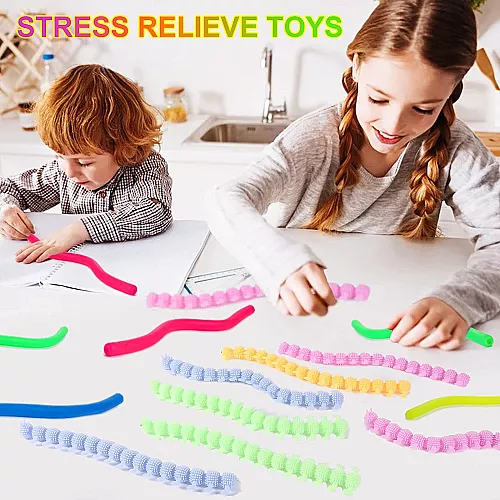 Розвиваючий сенсорний набір гумки Палички і гусениці (4 шт)