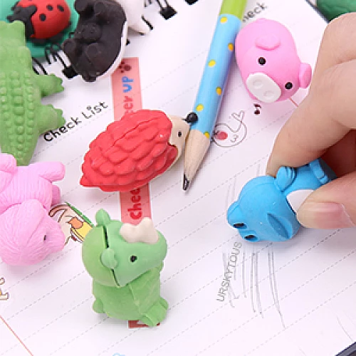 Набір гумок пазлів для стирання написів Тварини (30 шт)