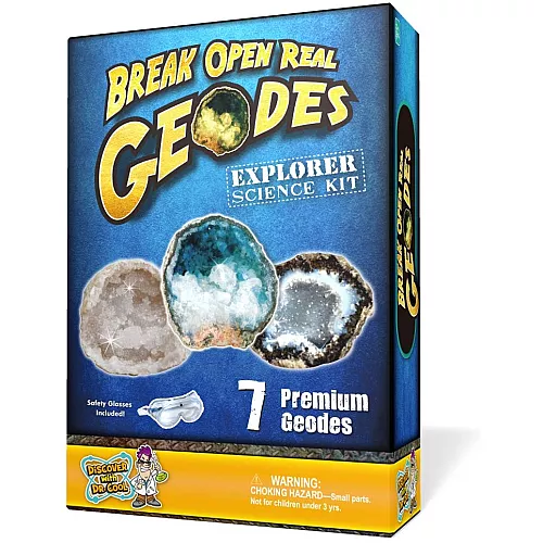 Научный STEM набор Геоды (7 шт) от Discover with Dr. Cool Научный STEM набор Геоды (7 шт) от Discover with Dr. Cool