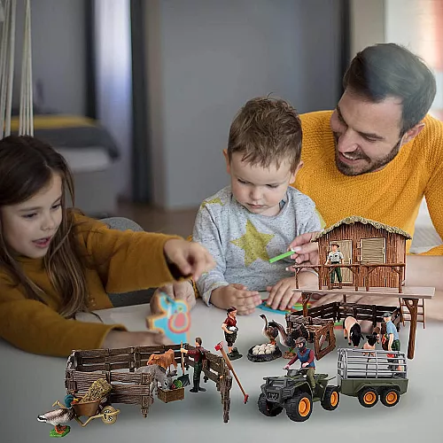 Розвиваючий набір міні фігурки Ферма (37 шт) від Toymany Розвиваючий набір міні фігурки Ферма (37 шт) від Toymany