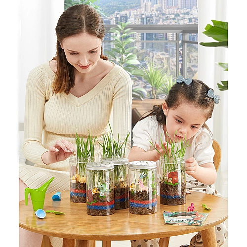Науковий STEM набір тераріум з динозавриком від Obetty