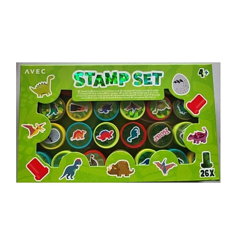 Развивающий набор штампов животные и овощи (26 шт)