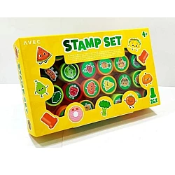 Розвиваючий набір штампів Oвочі (26 шт)