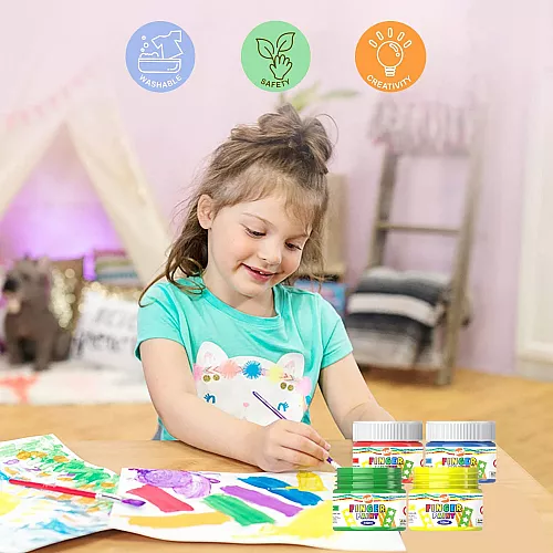 Набір для творчості Пальчикові фарби з валиками