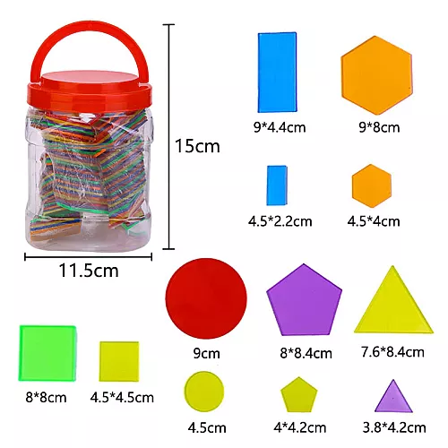Развивающий набор Геометрические фигуры (12 элементов)
