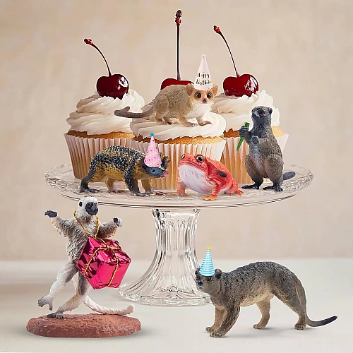 Розвиваючий набір міні фігурки Тварини Мадагаскару (12 шт) від Toymany