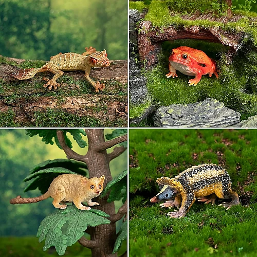 Розвиваючий набір міні фігурки Тварини Мадагаскару (12 шт) від Toymany